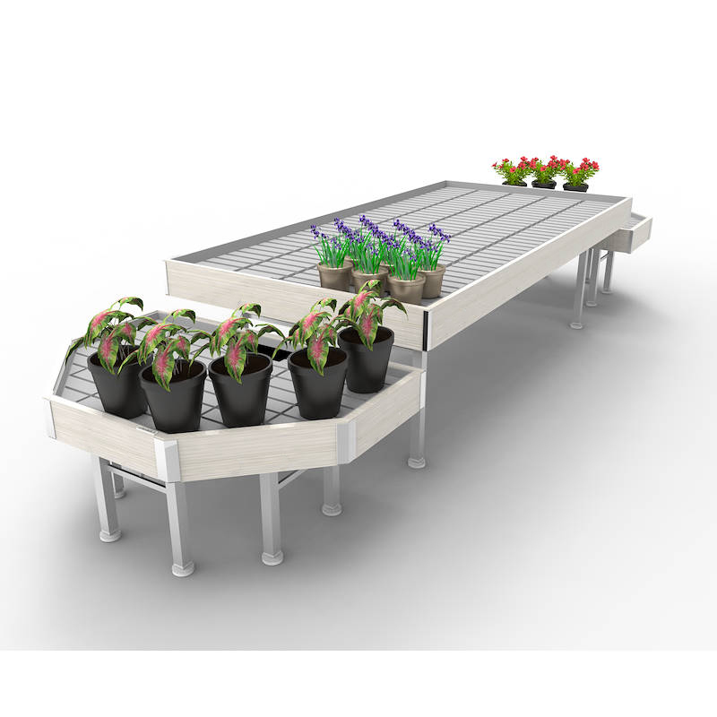 Set Promociones Linea en madera AMOR, Set expositor: ancho 1260 mm, Color: Madera blanca, Paquete: 3 Set