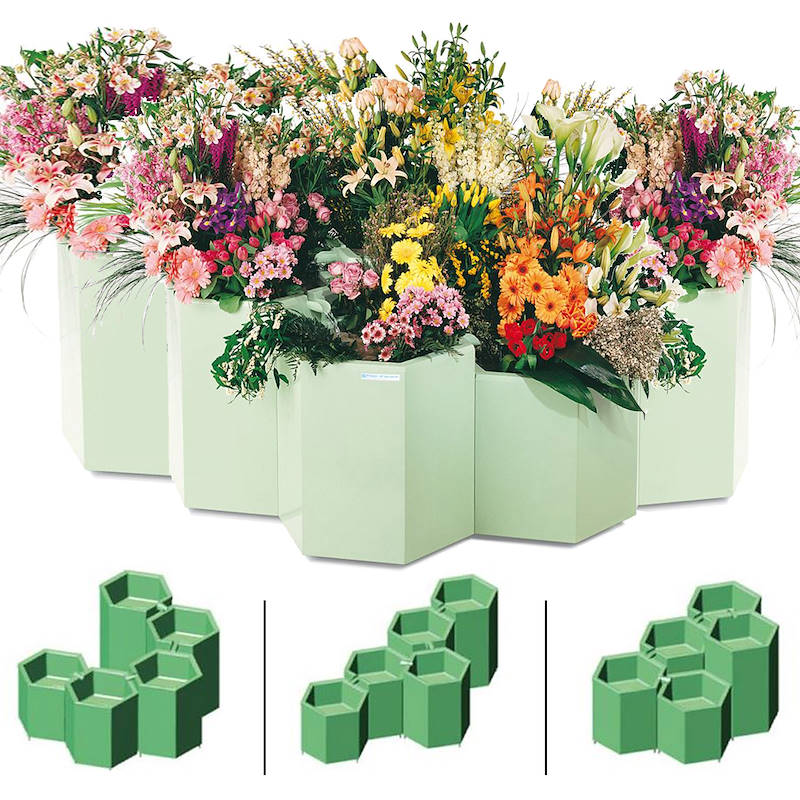 Expositor refrigerado Fior d'acqua, Set expositor: Conjunto de 5 PIEZAS -LEONARDO, Optional: Color personalizado