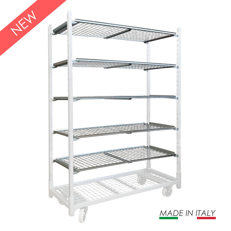 Wire-mesh shelf 1350, Size: 56.29", Box: 15 units