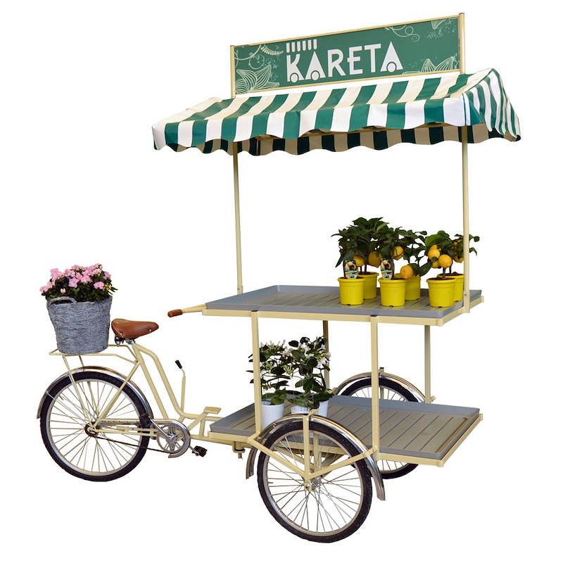 KARETA display, Characteristics: With 2 PST water trays, Color: ivory