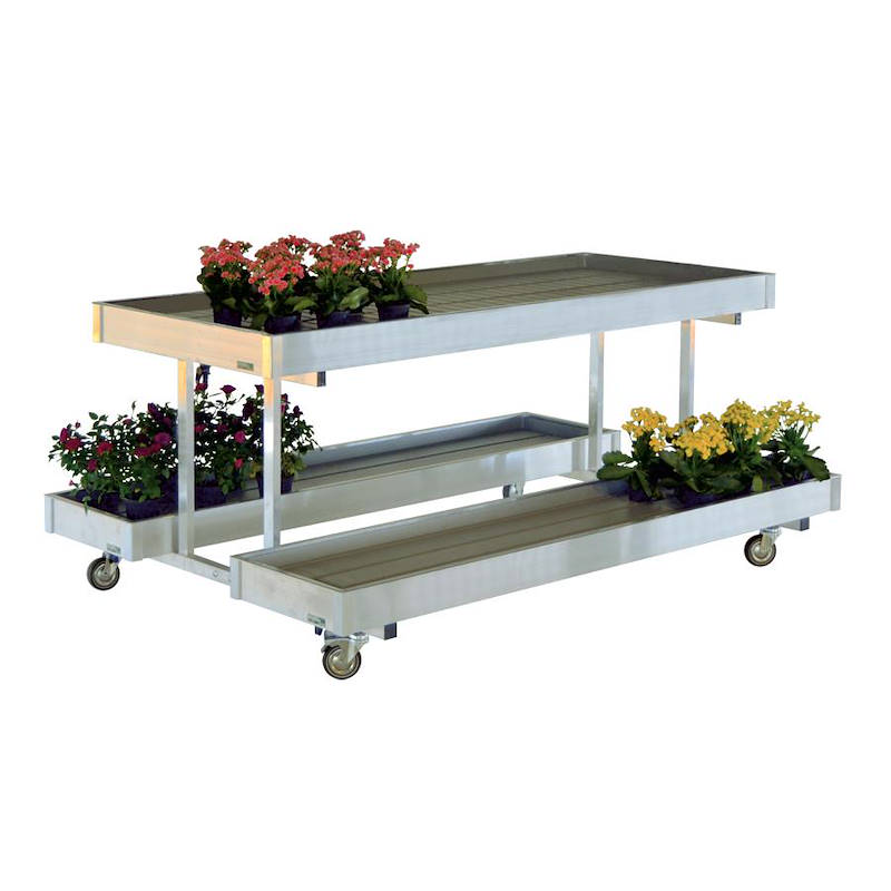 Island bench - 3 shelves