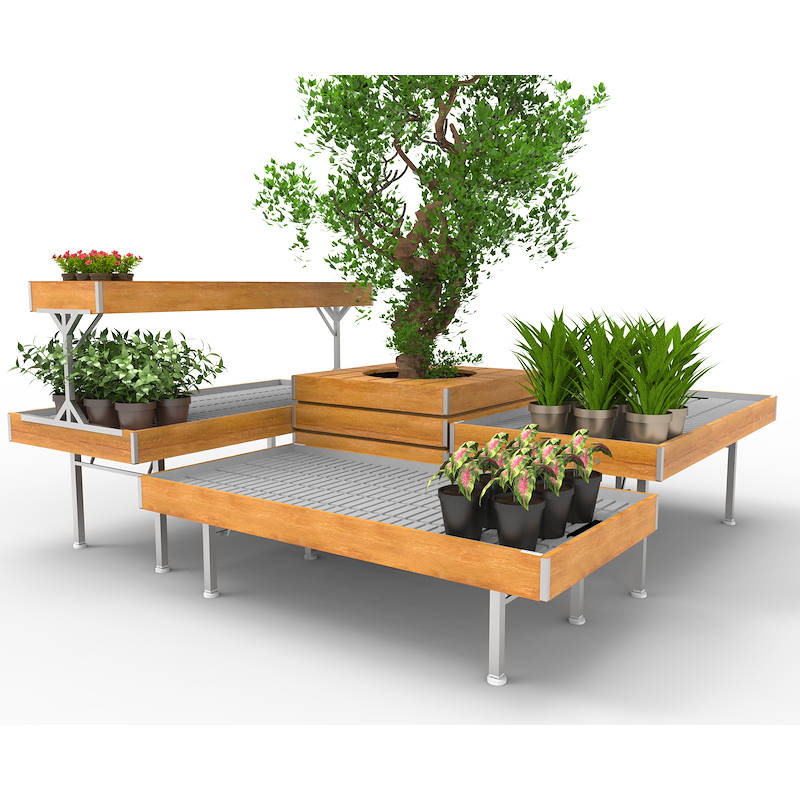 Set Ambiance Ligne en bois AMOR