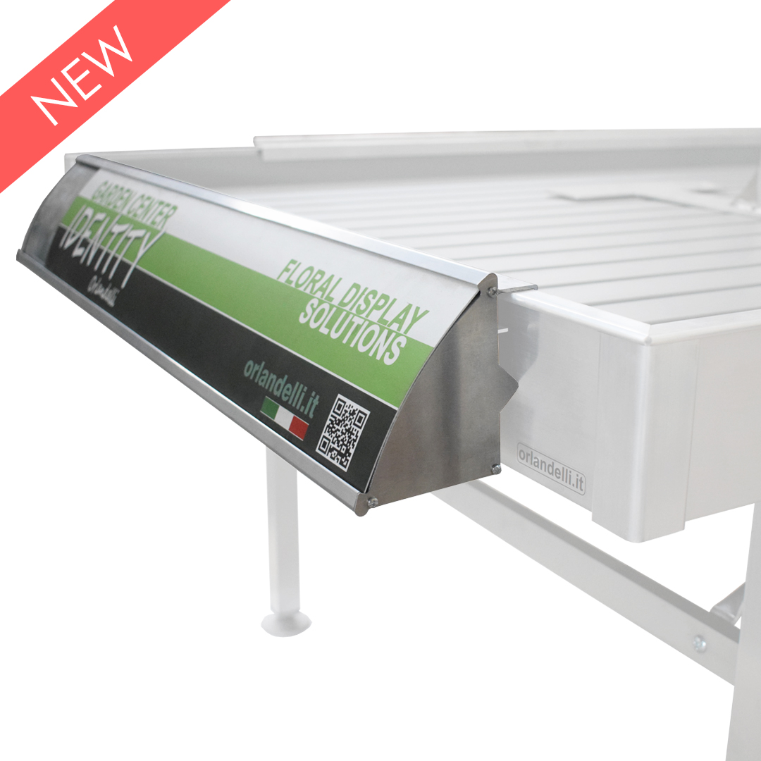 Panneau publicitaire en aluminium pour table