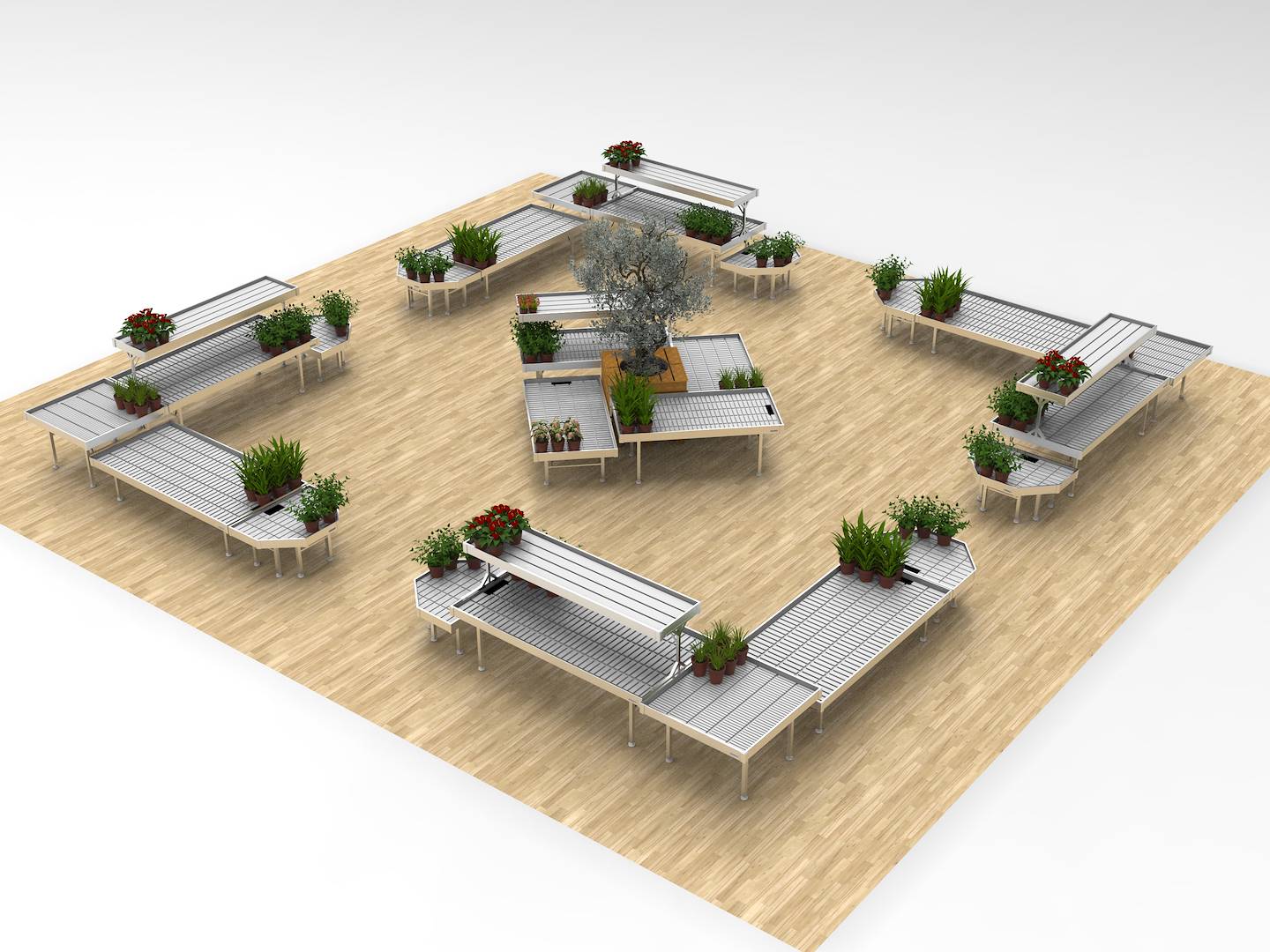 Format PLANTES DE SAISON, Set d'Exposition: Set AMBIANCE