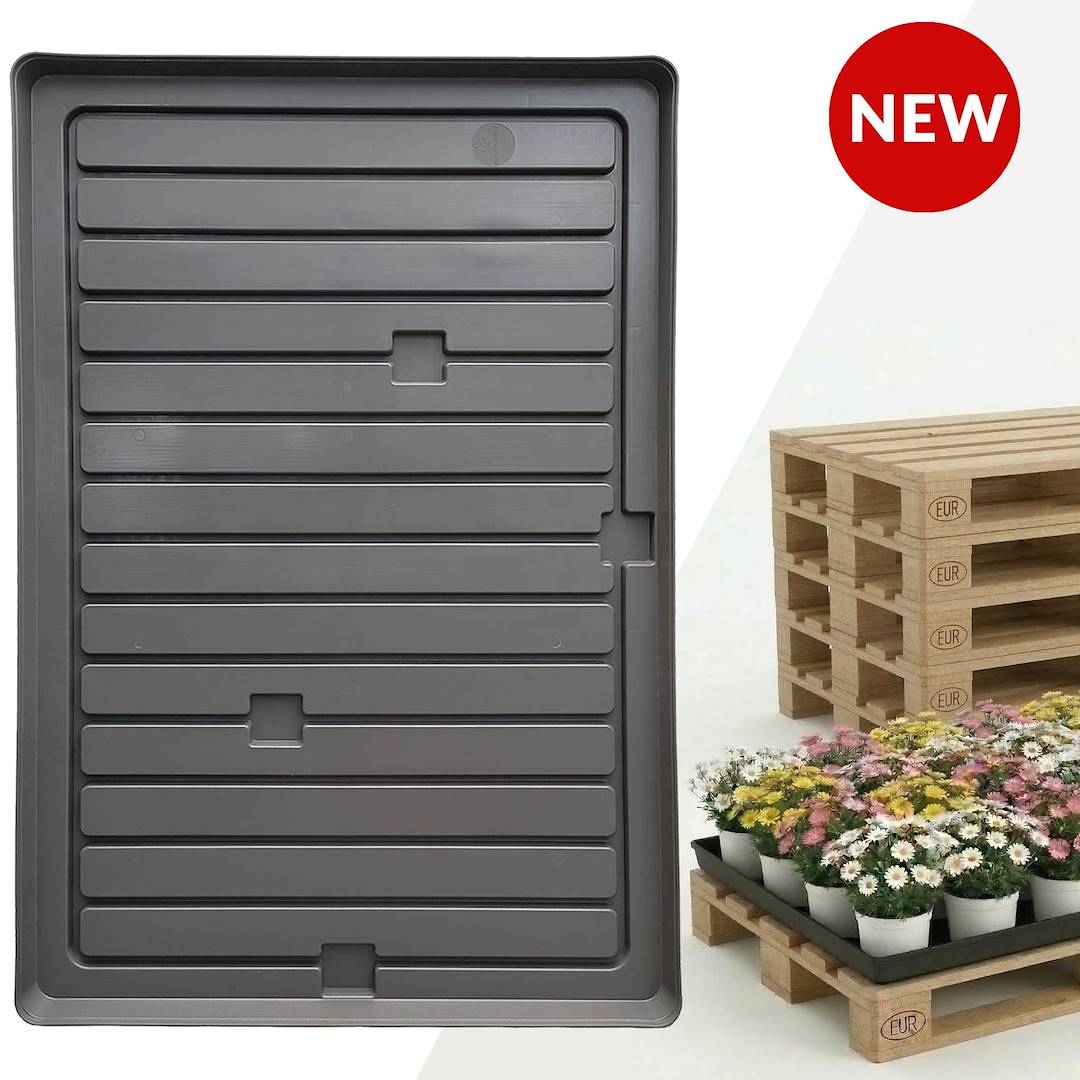 Bac pour Europalette - Réserve d'eau, Couleur: gris, Paquet: 74 pièces