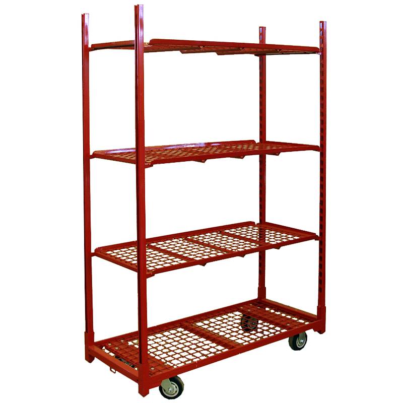 Customized Wire Mesh Cart, Color: red, Box: 250 units