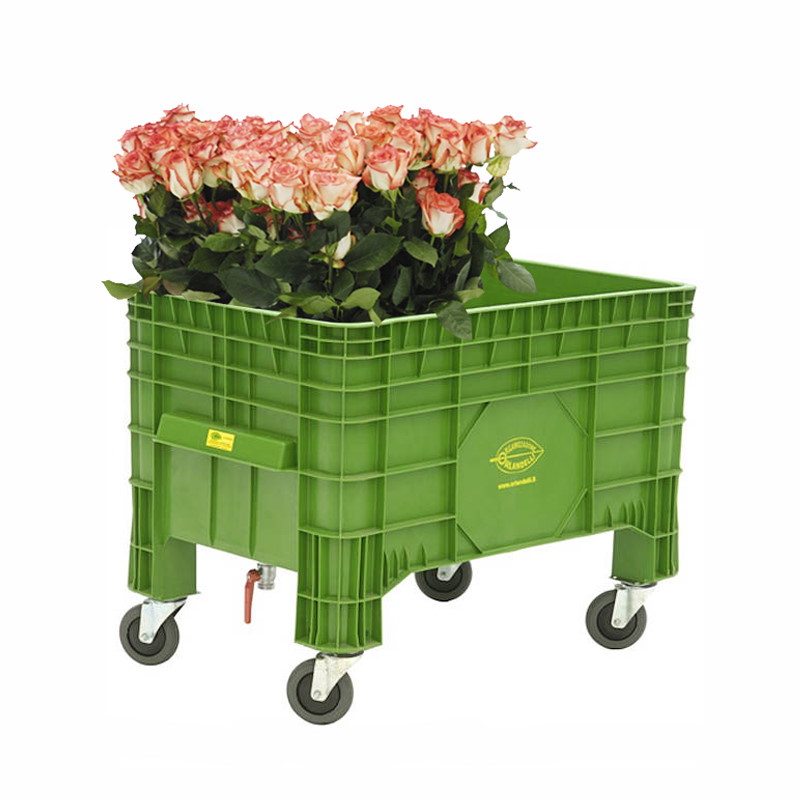 Carrito para flores cortadas, Litros: 200 Lt, Paquete: 4 piezas