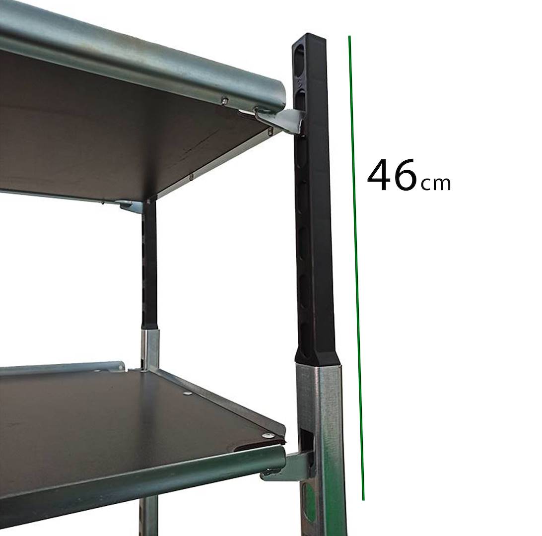 Extensión para carro DC, Dimensión: 460 mm, Paquete: 75 piezas