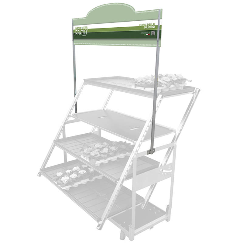 Graphic stand for cabriolet cart