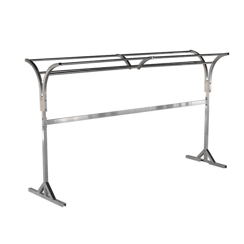Portacestas para mesa isla 3 baldas