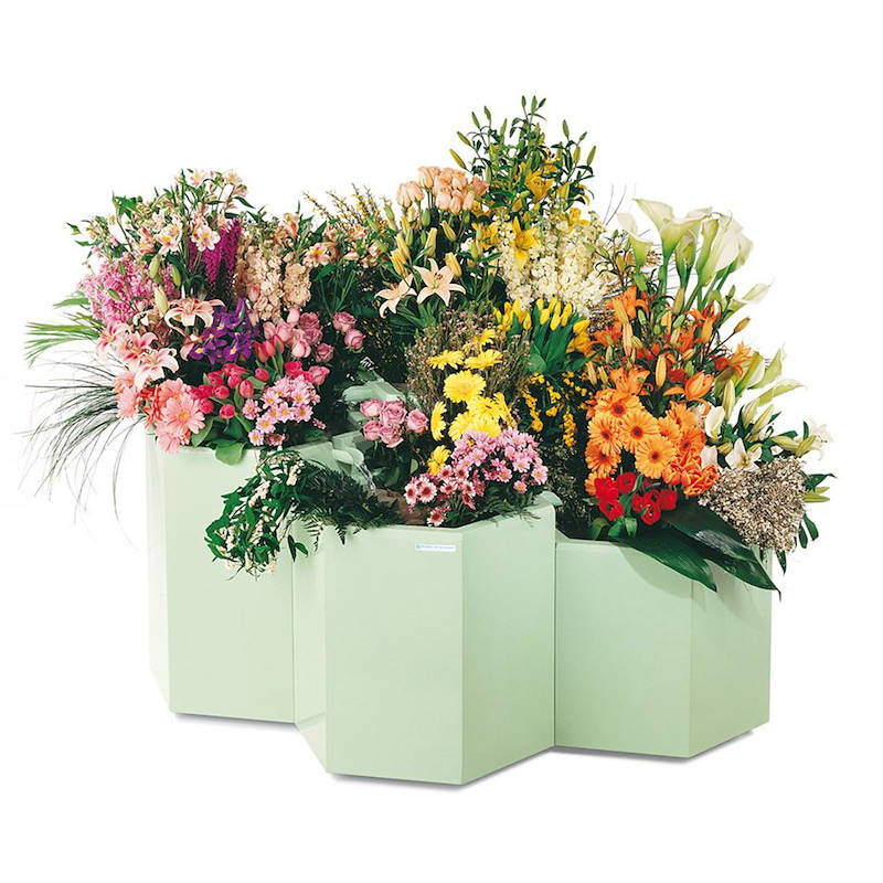 Refrigerator displayers, Exhibition Set: Stair-step displayer - TITANO, Optional: Standard
