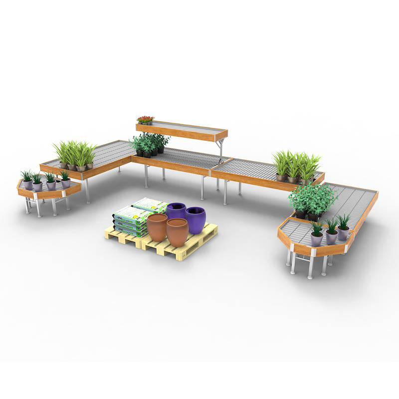 Set CROSS SELLING Linea en madera AMOR, Color: Madera natural, Paquete: 2 Set