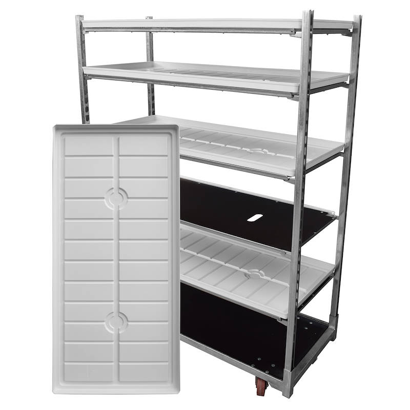 White DC water tray, Color: white, Optional: Without water valves, Box: 96 Units