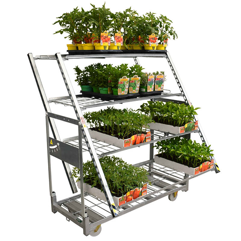 Wire-mesh convertible cart, Box: 6 units