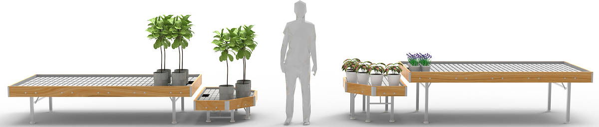 End-cap en madera AMOR