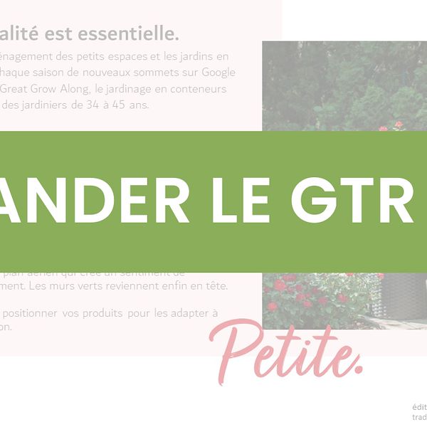 Garden Trends Report 2023 - Premère partie