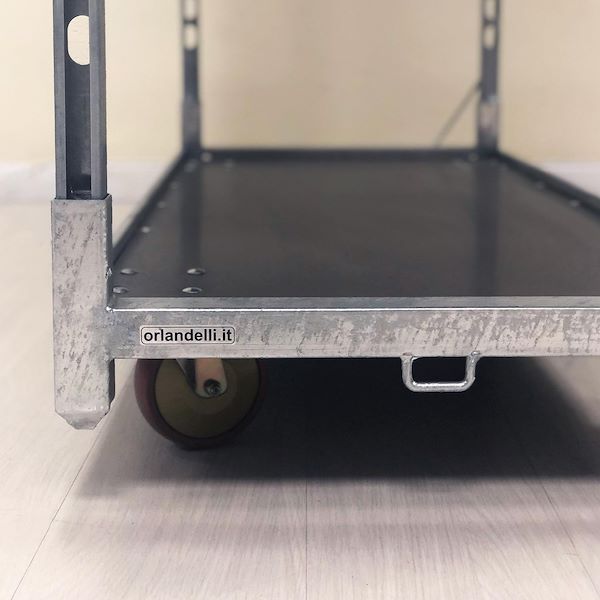 DC trolley with LED lights kit for MICROGREENS - 8 lamps