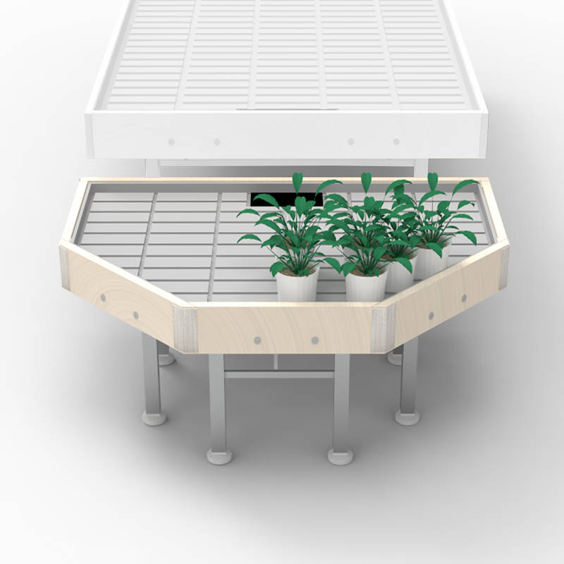 Banc d’extrémité en bois AMOR