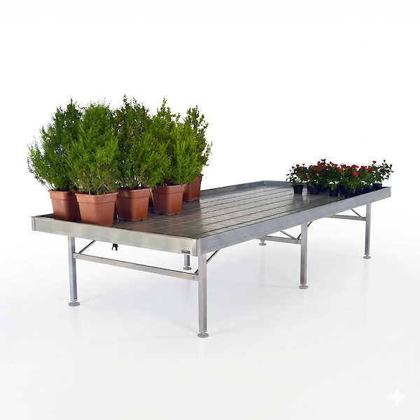 Welded aluminum bench