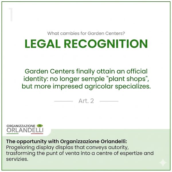 Garden Centers finally obtain a legal identity