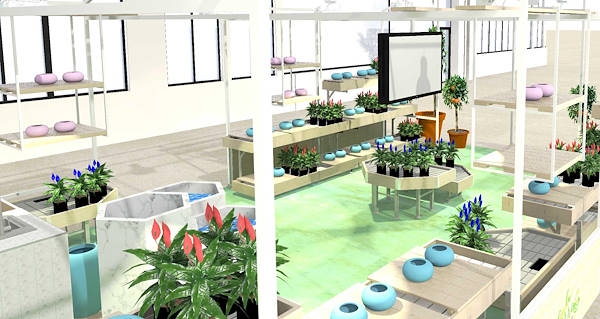 Am 15 November eröffnet la Serra von Flora Toscana in FICO Eataly World