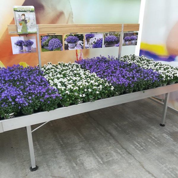 Bancs soudés en aluminium