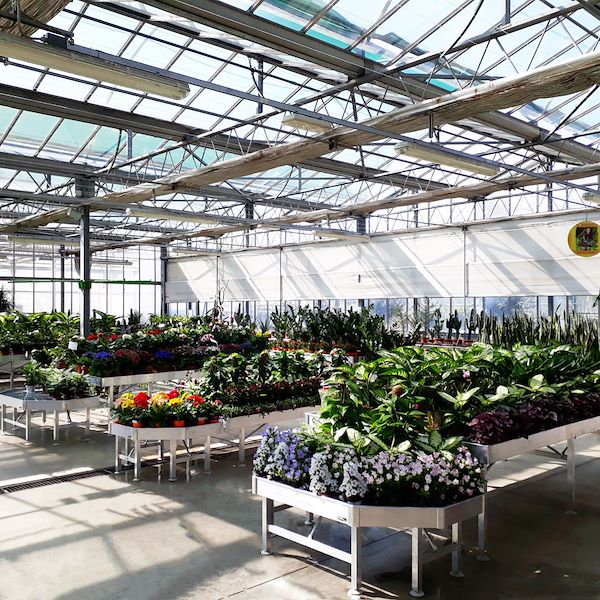 Bancs soudés en aluminium