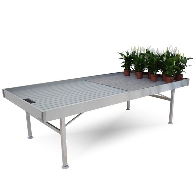 Mesa soldada en aluminio