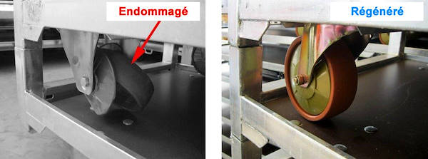 Comment réparer les chariots cassés