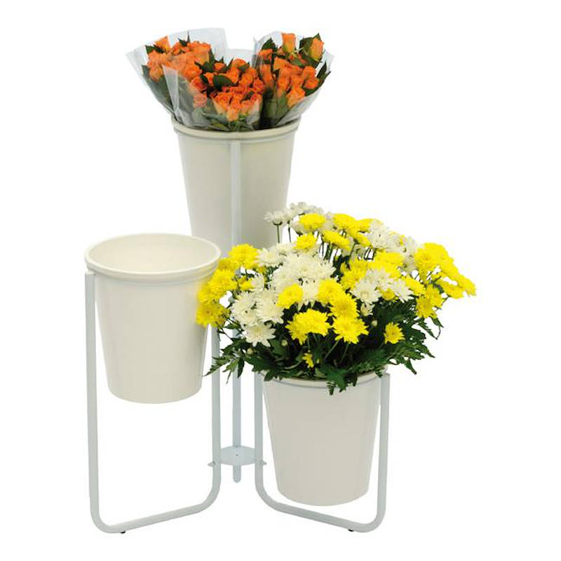 Flora 3 displayer with vases