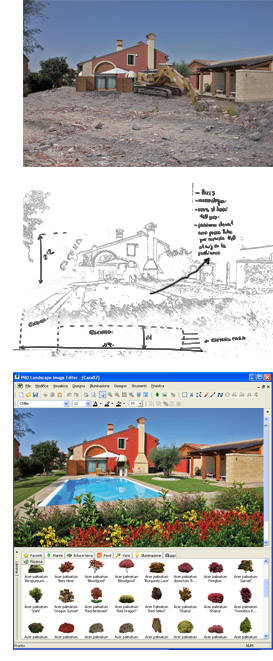 El proyecto de jardines y áreas verdes