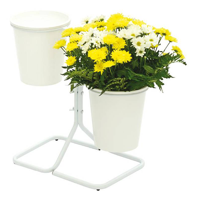 Flora 2 displayer with 2 vases