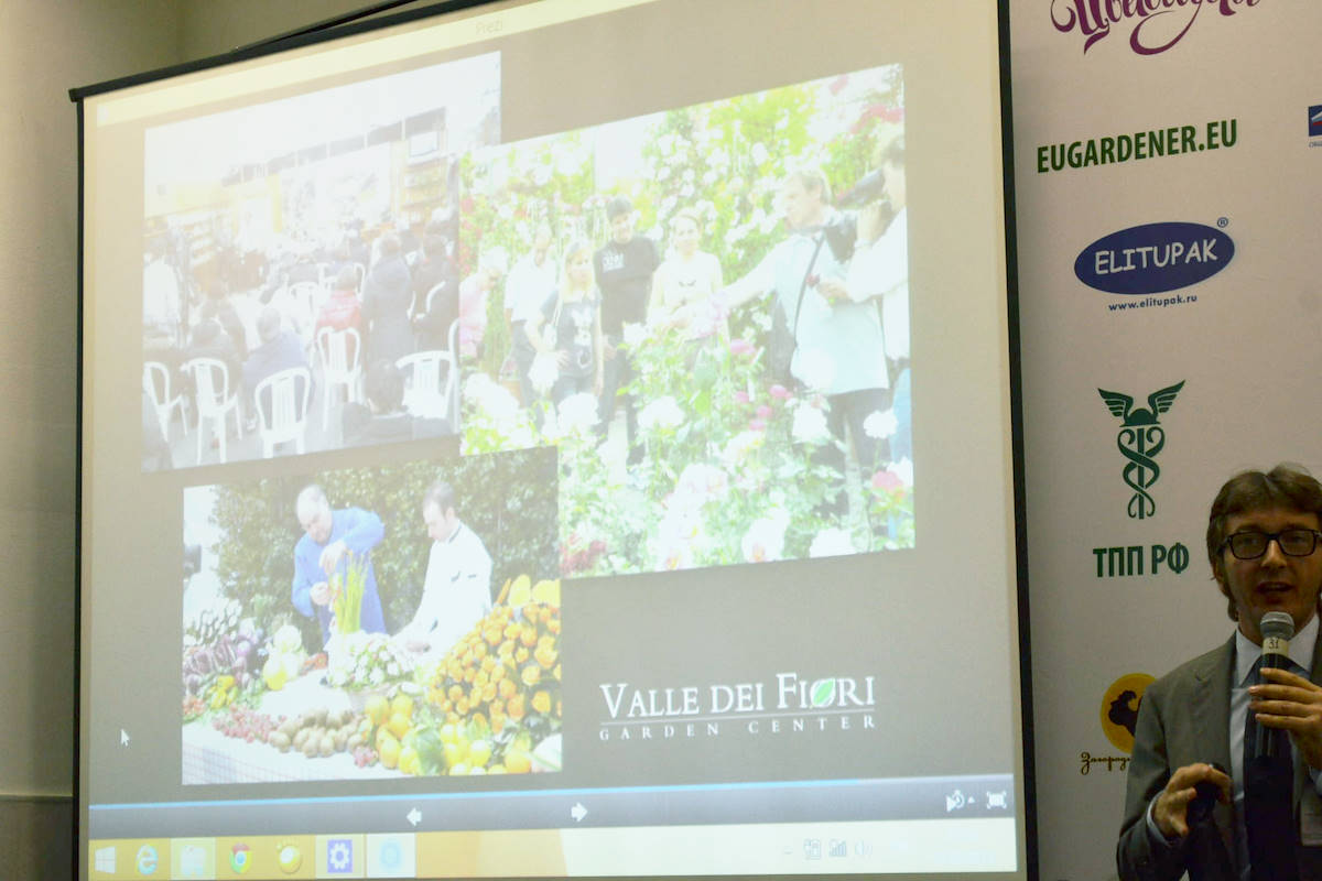 Flower Show Moscou 2014: intervention de Marco Orlandelli sur "Garden Center Shopping Experience"