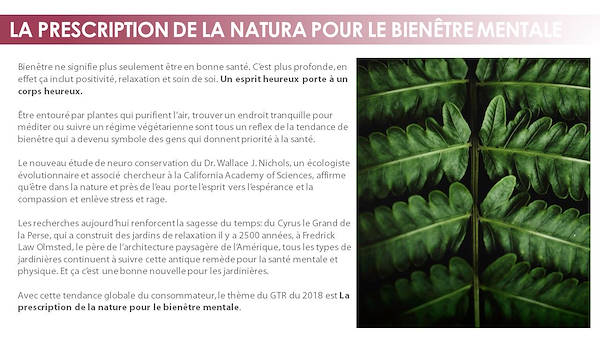 Garden Trends Report 2018 - Première Partie