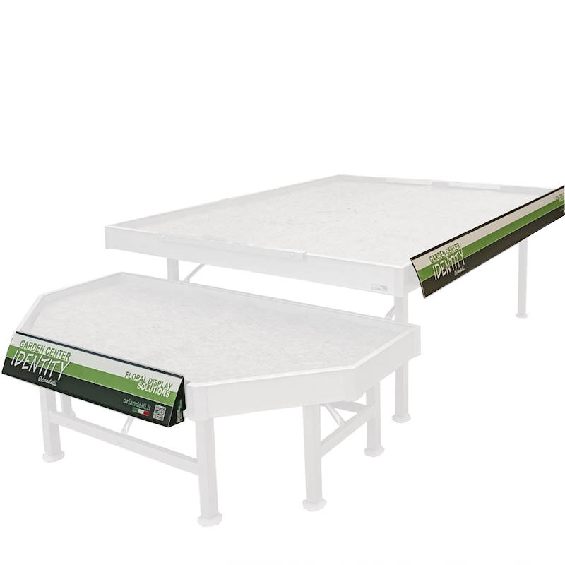 Graphic displays for benches<br><br>A5 format - Lenght 2450 mm&nbsp;(Nr. 2 pezzi)&nbsp;For bench side 2530 mm