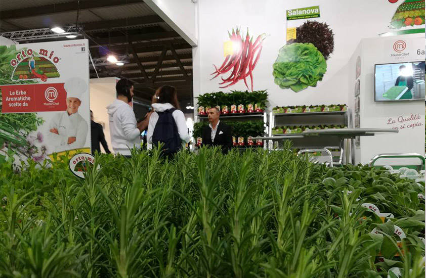 Les avantages des plantes potagères ORTO MIO proposés sur les systèmes d’exposition ORLANDELLI