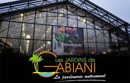 Les Jardins de Gabiani, furnished a new Garden Center in France