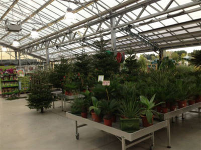 Les Jardins de Gabiani, furnished a new Garden Center in France