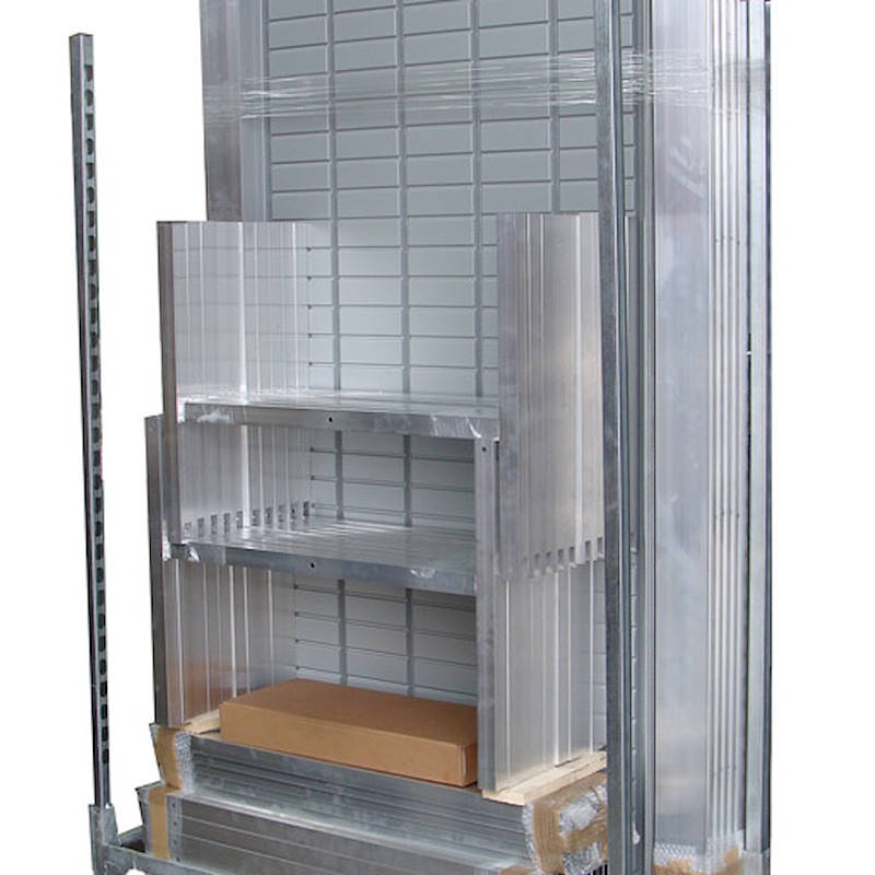 Mesa sobre ruedas de aluminio para montar