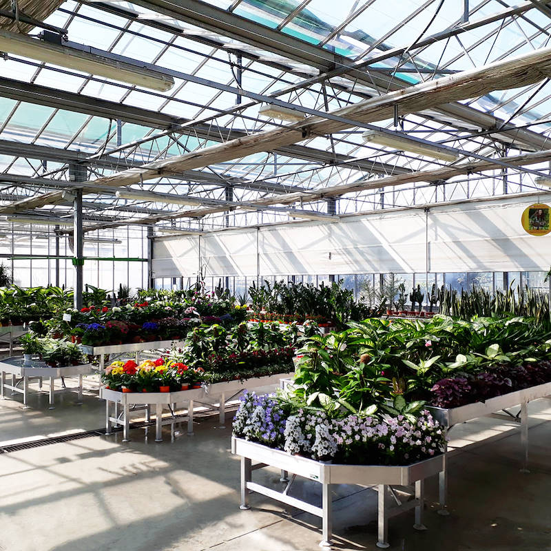 Mesa soldada en aluminio