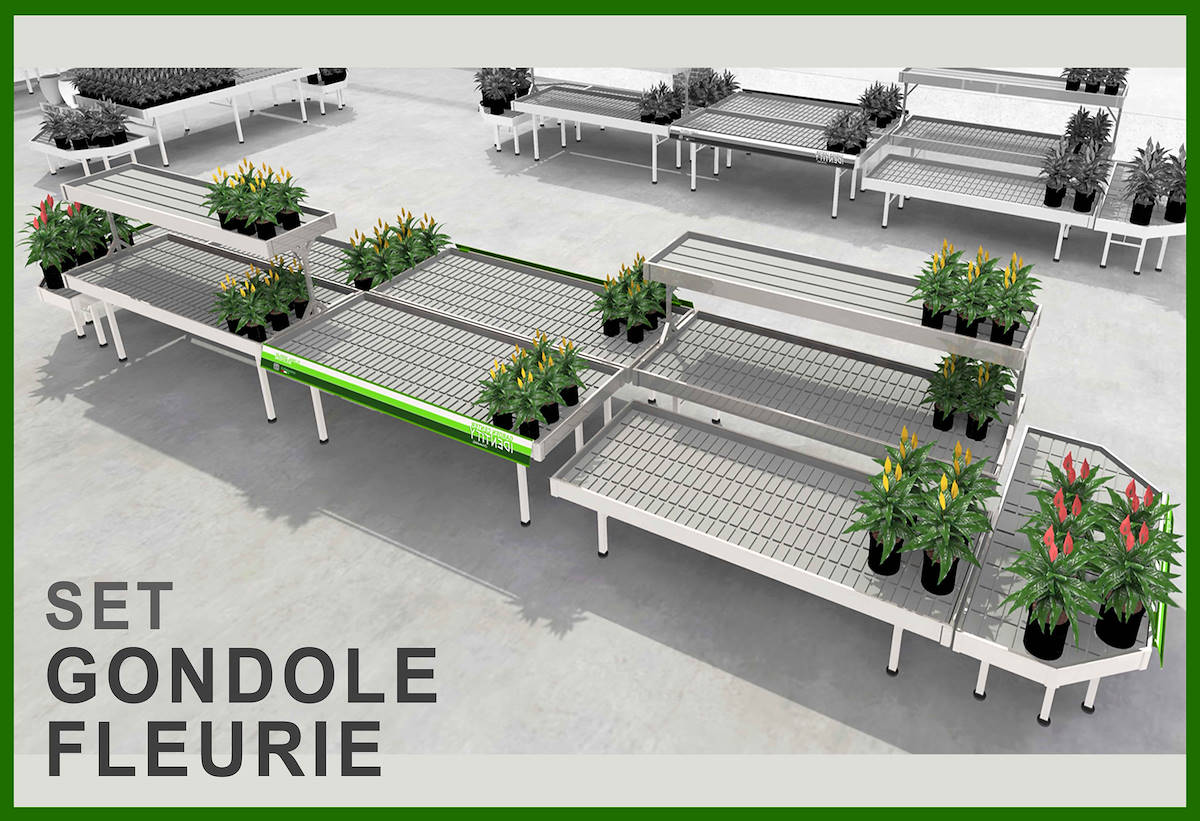 MODÈLES D’EXPOSITION POUR PLANTES ET FLEURS