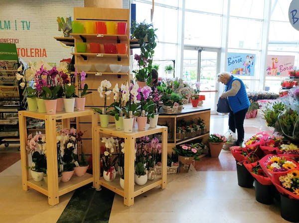 AMOR Linie für den Blumenladen-Zeitungskiosk 