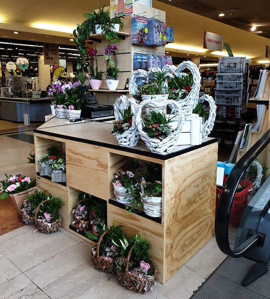 Ligne AMOR pour la fleuristerie-kiosque