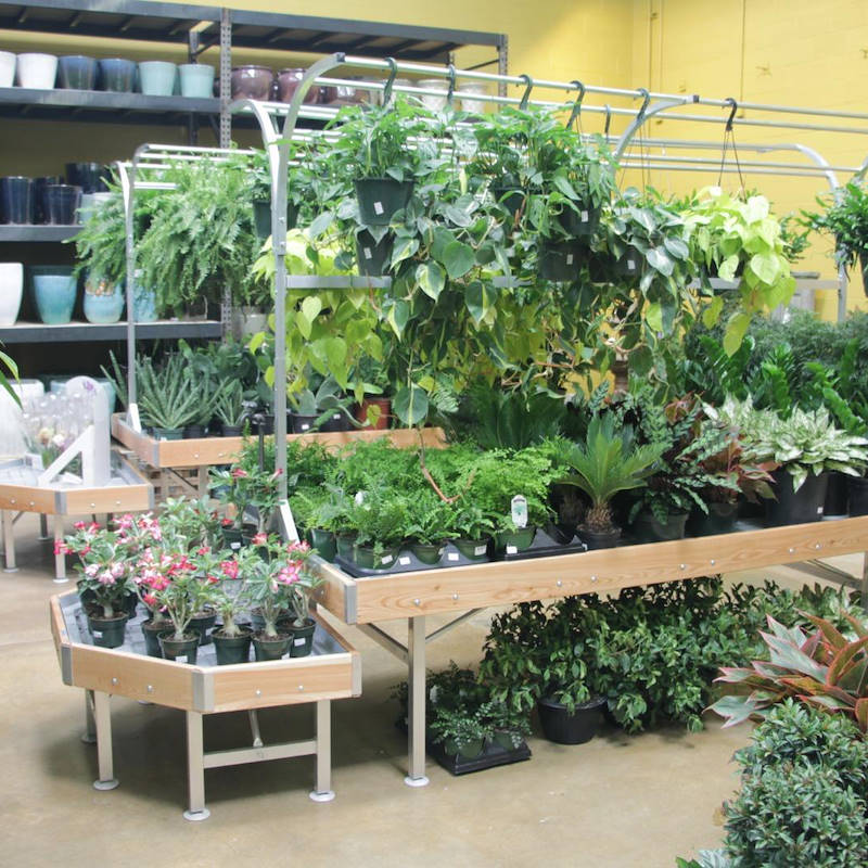 Porte-panier pour table en îlot 3 étagères