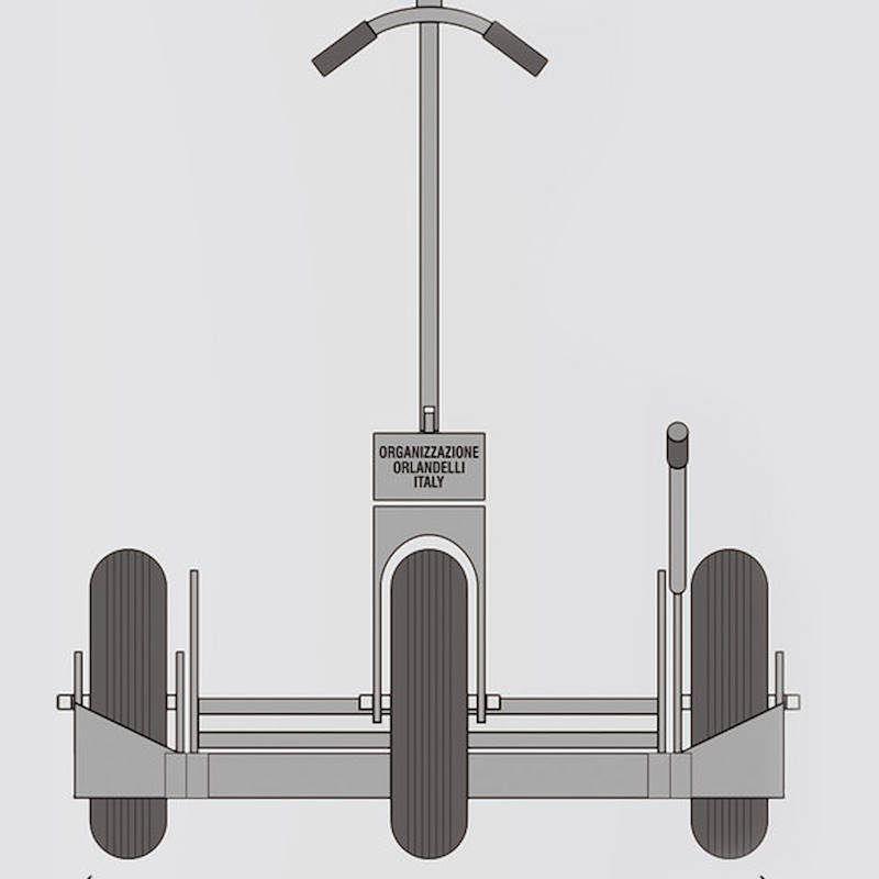 Rough terrain carrier for unistandard cart