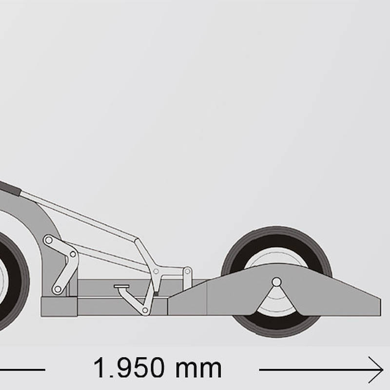 Transportroller für Unistandard-Karren