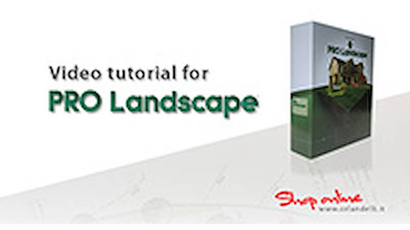 Video tutorial for PRO Landscape - How to project green areas