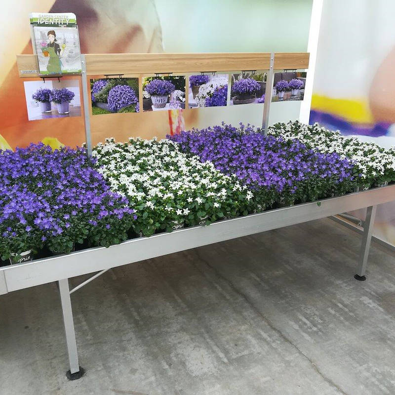 Welded aluminum bench